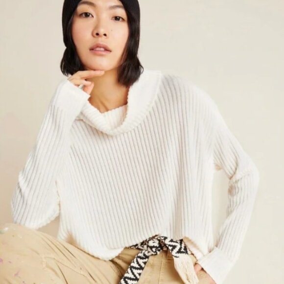 Anthropologie Sweaters - Anthropologie Vanna Cowl Neck Pullover